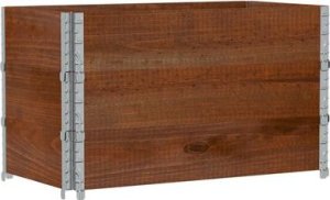 vidaXL vidaXL Nadstawki paletowe, 3 szt., 100x50 cm, drewno sosnowe 9