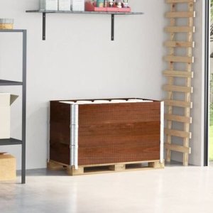 vidaXL vidaXL Nadstawki paletowe, 3 szt., 100x50 cm, drewno sosnowe 10