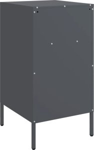 vidaXL vidaXL Szafki nocne, 2 szt., antracytowe, 36x39x68 cm, stal walcowana 8