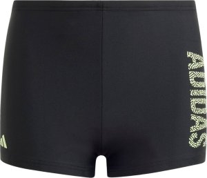 Adidas Spodenki kąpielowe dla dzieci adidas Logo Swim BXR czarne IK9654 128cm 1