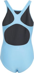 Adidas Kostium kąpielowy dla dziewczynki adidas Performance Big Bars jasnoniebieski IR9625 140cm 2