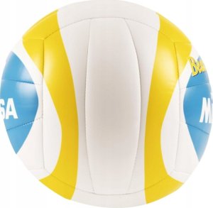 Mikasa Piłka siatkowa plażowa Beach Classic biało-żółto-niebieska BV543C-VXB-YSB 5 2