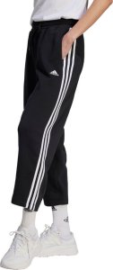 Adidas Spodnie damskie adidas Essentials 3-Stripes Open Hem Fleece czarne HZ5748 M 1