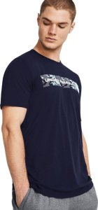 Under Armour Koszulka męska Under Armour Camo Chest Stripe granatowa 1376830 410 XL 1
