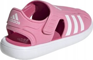 Adidas Sandały buty chodaki 3w1 dla dzieci do wody adidas Summer Closed Toe Water C różowe IE0165 29 9