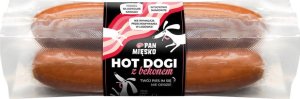 Pan Mięsko Pan Mięsko Przysmak dla psa - Hotdogi z bekonem Adult 220g 1