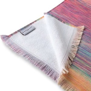 Manterol Ręcznik plażowy 90x180 cm Playa z frędzlami 140 C15 paski multicolor 3