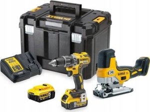 Zestaw elektronarzędzi Dewalt DEWALT.COMBO KIT 18V DCK298P2T (DCD791 + DCS335) 2x5.0Ah TSTAK 1