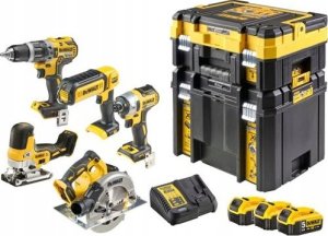 Zestaw elektronarzędzi Dewalt 11-elementowy (DCK500P3T-QW) 1