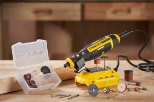 Szlifierka Stanley Szlifierko-grawerka mini akumulatorowa z zestawem akcesoriów 33 el SFMCE030B-XJ 11