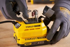 Szlifierka Stanley Szlifierko-grawerka mini akumulatorowa z zestawem akcesoriów 33 el SFMCE030B-XJ 13