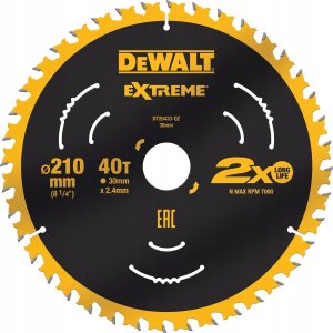 Dewalt DT20433 Tarcza pilarska do drewna 210x30mm 40 zębów 1
