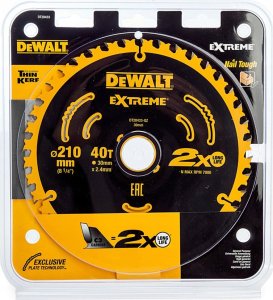 Dewalt DT20433 Tarcza pilarska do drewna 210x30mm 40 zębów 2
