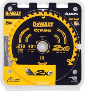 Dewalt DT20433 Tarcza pilarska do drewna 210x30mm 40 zębów 4