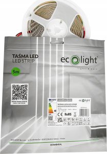 Taśma LED ECOLIGHT2 Eco Light EC79576 taśma LED 48W 9.6W/M LED 5M 4000K 600lm biała 14