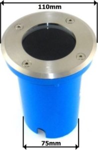 ECOLIGHT2 Eco Light EC79109 lampa najazdowa zewnętrzna ogrodowa IP67 1x35W GU10 230V kwadratowa inox 11