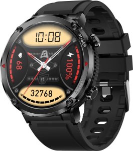 Smartwatch Gravity Zegarek męski SMARTWATCH GRAVITY GT21-3 BK/BK LEATHER / BK 3
