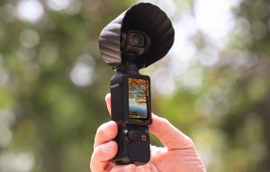 Osłona na obiektyw SunnyLife Osłona przeciwsłoneczna do obiektywu DJI Osmo Pocket 3 (OP3-ZG765), plastikowa 2