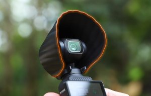 Osłona na obiektyw SunnyLife Osłona przeciwsłoneczna do obiektywu DJI Osmo Pocket 3 (OP3-ZG765), plastikowa 3