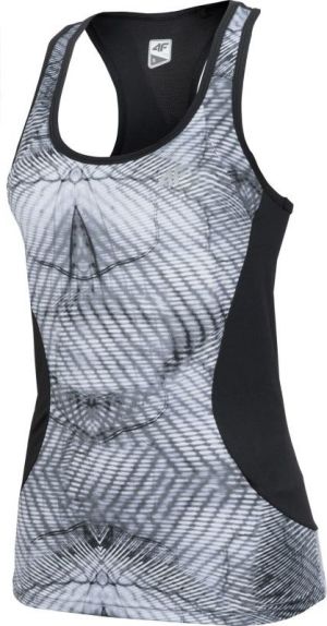 4f Koszulka damska H4L17-TSDF006 szaro-czarna r. L 2