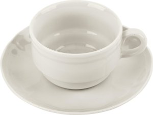 Karolina Filiżanka 300 ml ze spodkiem Castel Cream 3