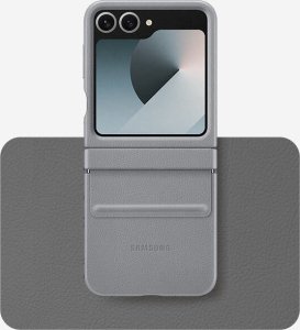 Samsung Case EF-VF741PJEGWW Z Flip6 F741 gray/gray Flap ECO-Leather* Case 2