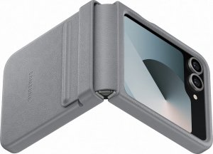 Samsung Case EF-VF741PJEGWW Z Flip6 F741 gray/gray Flap ECO-Leather* Case 3