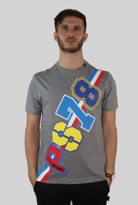 Plein Sport Koszulka T-shirt marki Plein Sport model TIPS118 kolor Szary. Odzież męska. Sezon: Wiosna/Lato 2XL 1