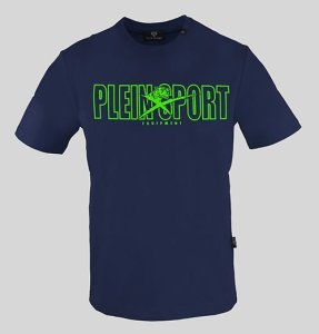 Plein Sport Koszulka T-shirt marki Plein Sport model TIPS1100 kolor Niebieski. Odzież męska. Sezon: Wiosna/Lato XL 1