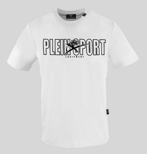 Plein Sport Koszulka T-shirt marki Plein Sport model TIPS1100 kolor Biały. Odzież męska. Sezon: Wiosna/Lato M 1