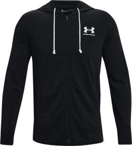 Under Armour Bluza UNDER ARMOUR Męska Na zamek z kapturem UA Rival Terry Czarna M 1