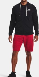 Under Armour Bluza UNDER ARMOUR Męska Na zamek z kapturem UA Rival Terry Czarna M 12