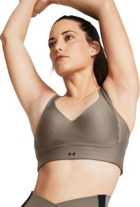 Under Armour Stanik treningowy UA Infinity Low 2.0 Strap Bra Brązowy M 3