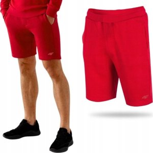 4f Spodenki dresowe 4F Męskie krótkie Czerwone Szorty sportowe S 5