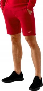 4f Spodenki dresowe 4F Męskie krótkie Czerwone Szorty sportowe S 7