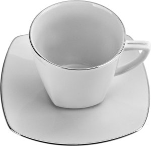 Karolina Filiżanka ze spodkiem 0,25L Maxim Platyna 2