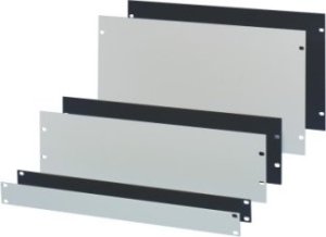 TRITON Okrągły panel SCHROFF 19, 1 RU, 3 mm, Al, RAL 7021 1