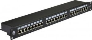 NEKU NEKU Patchpanel kat.5e 19" 24p FTP z półką 1U 1