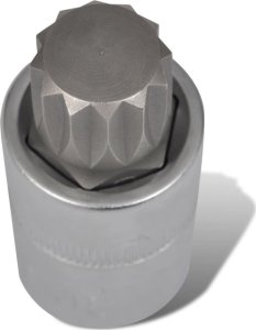 vidaXL vidaXL Klucze trzpieniowe, bity 12-kątne, 10 szt., na szynie 4