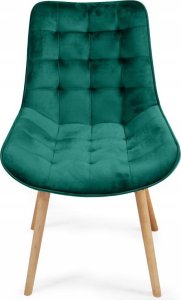 Miadomodo MIADOMODO Zestaw krzeseł do jadalni, zielony, 2 szt. 3