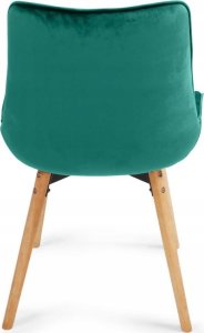 Miadomodo MIADOMODO Zestaw krzeseł do jadalni, zielony, 2 szt. 5