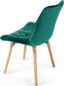 Miadomodo MIADOMODO Zestaw krzeseł do jadalni, zielony, 2 szt. 7