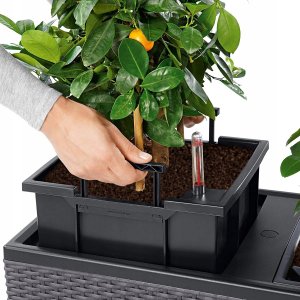 Lechuza Doniczka Lechuza 32 x 100 x 34 cm Biały Plastikowy Prostokątny 5