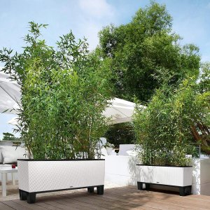 Lechuza Doniczka Lechuza 32 x 100 x 34 cm Biały Plastikowy Prostokątny 7