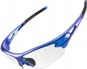 RockBros Okulary rowerowe fotochromowe z filtrem UV 400 niebieskie 6