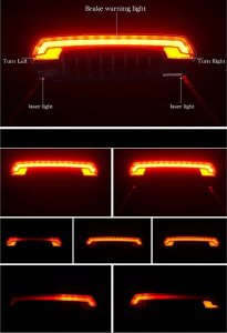 RockBros Lampka rowerowa tylna z pilotem laserem i funkcją kierunkowskazów USB-A 5