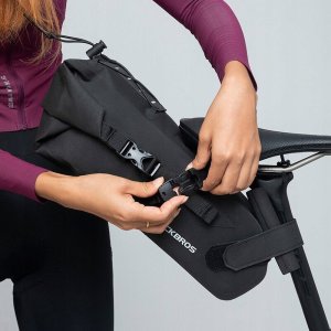 RockBros Torba rowerowa pod siodełko z regulacją wielokości 3L - czarna 3