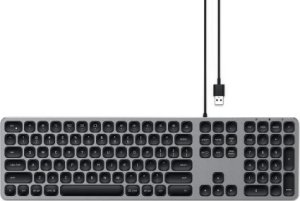 Klawiatura Satechi Klawiatura aluminiowa Satechi Aluminum Wired Keyboard USB-A space gray 1