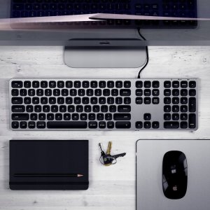 Klawiatura Satechi Klawiatura aluminiowa Satechi Aluminum Wired Keyboard USB-A space gray 8