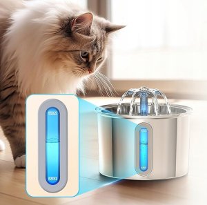 Oneisall Fontanna / Poidło ze stali nierdzewnej dla psa i kota Oneisall 5